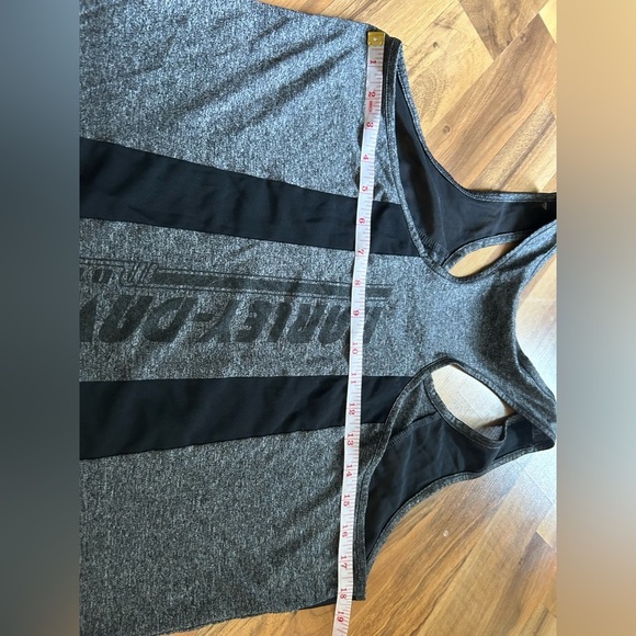 Harley-Davidson Gray and Black Sleeveless Tank Top - Picture 2 of 5